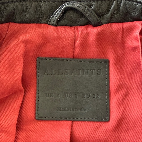 All Saints Armstead Biker Jacket - Picture 2 of 5